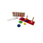 Wooden Toys Duyu Atölyesi Renkli Ahşap Küçük Hanoi Kuleleri Oyunu