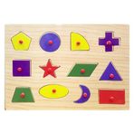 Wooden Toys Geometrik Şekiller Puzzle