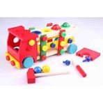 Wooden Toys Knock Down Toy Car