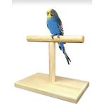 Wooden Women World Ahşap Papağan Tüneği T Tünek - 15 cm