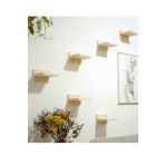 wooden women world Doğal Ahşap 6 Lı Kedi Tırmanma Duvar Merdiveni WWW202101203
