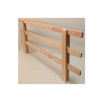 wooden women world Doğal Ahşap Bebek Çocuk Yatak Koruma Bariyeri Korkuluk Beşik Korkuluğu 90 cm -45 cm