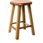 Woodensa Ahşap Yuvarlak Tabure 45 cm