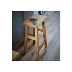 WOODENSA Masif Ahşap Bar Sandalyesi Masif Tabure 2120