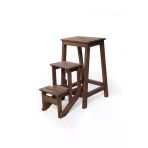 Woodenworker Katlanır Tabure & Merdiven (3 Basamaklı)