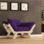 Woodesk Adalar Masif Natural-mor Renk Berjer