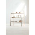 Woodesk Albero, Ahşap Kitaplık, 90X90, Natural Renk, Cpt4654-90