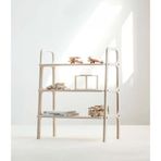 Woodesk Albero Masif Ahşap Kitaplık, 90X90, Natural Renk, Cpt4654-90