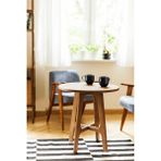Woodesk Breva, Ahşap Orta Sehpa, Coffe Table, 60X60 - Ceviz