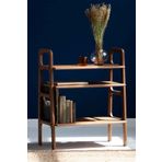 Woodesk Brooklyn, Ahşap Kitaplık, 90X75, Tik Renk, Cpt4663-75