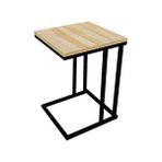 Woodesk CPT2013-40 Masif Ağaç Natural Renk 40x40 Yan Sehpa
