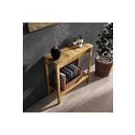 Woodesk CPT2701-120 Masif Ağaç Ceviz 80x30 cm Dresuar