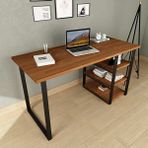 Woodesk CPT4611-140 Tik Elegant Masif Ağaç Çalışma Masası