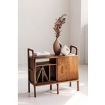 Woodesk Cpt4679-100 Eleganza Masif Ahşap 100x90 cm Tik Renk Dolap
