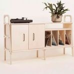 Woodesk Cpt4702-140 Vetro Masif Ahşap 140x90 cm Naturel Renk Dolap
