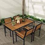 Woodesk CPT7707-150 Alaca Bahçe Masa+6 Sandalye