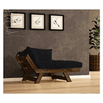 Woodesk CPT8139-140 Siyah Adalar Masif Ceviz Berjer