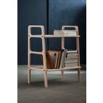 Woodesk Foresta Masif Ahşap Kitaplık, 75X40, Natural Renk, Cpt4656-75