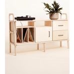 Woodesk Glanz Masif Ahşap 140x90 cm Dolap