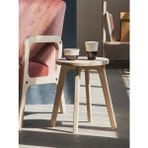 Woodesk Ihlamur, Ahşap Tabure, 32X41 cm (1 Adet) - Naturel