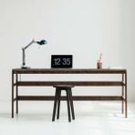 Woodesk Rustico Ahşap Çalışma Masası 180X50 Ceviz Renk CPT4630-180 - 180 x 50 cm