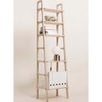 Woodesk Serin, Masif Ahşap Kitaplık Ve Raf Ünitesi, 190X50, Natural Renk, Cpt4755-190