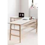 Woodesk Zeytin Ahşap Çalışma Masası 180x65 cm Natural Renk Cpt4627-170