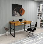 Woodface Allen Doğal Ahşap Meşe Çalışma Masası