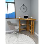Woodface Best Doğal Ahşap Meşe Çalışma Masası
