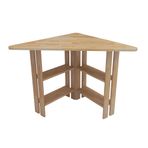 Woodface Best Naturel Doğal Ahşap Köşe Çalışma Masası