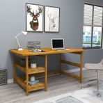 Woodface Cıty Doğal Ahşap Meşe Çalışma Masası