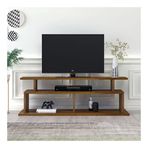 Woodface Ella Doğal Ahşap Ceviz Tv Ünitesi