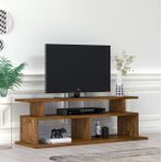 Woodface Ella Doğal Ahşap Tv Sehpası 120X40 Cm Ceviz Renk