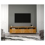 Woodface Holmes Doğal Ahşap Meşe Tv Ünitesi
