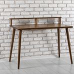 Woodface Kelly Ceviz Doğal Ahşap Çalışma Masası