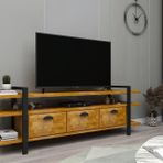 Woodface Lucca Doğal Ahşap Tv Sehpası, Meşe