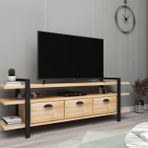 Woodface Lucca Doğal Ahşap Tv Sehpası