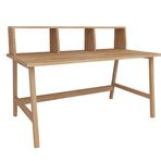 Woodface Lucy Naturel Doğal Ahşap Çalışma Masası