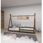 Woodface Panda Montessori Karyola, Ceviz, 90X190