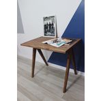 Woodface Polo Doğal Ahşap Masif Çalışma Masası Ağaç Ayak Ofis Masası