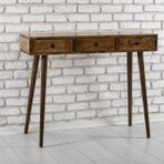 Woodface Rolls Koyu Doğal Ahşap Dresuar