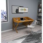 Woodface Snow Doğal Ahşap Meşe Çalışma Masası