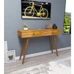 Woodface Tesla Vestiyer Raf 2 Çekmeceli 110x30 Doğal Ahşap Çok Amaçlı Kullanım Özel Tasarım Açık Meşe