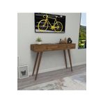 WOODFACE Tesla Vestiyer Raf 2 Çekmeceli 110x30 Doğal Ahşap Çok Amaçlı Kullanım Özel Tasarım