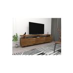 WOODFACE Verona Çekmeceli Televizyon Sehpası 174x30 Doğal Ahşap Özel Tasarım