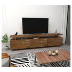 Woodface Verona Doğal Ahşap Ceviz Tv Ünitesi