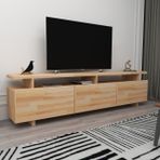 Woodface Verona Doğal Ahşap Tv Sehpası