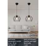 Woodhub 2 Adet Koza Sarkıt Avize Salon, Mutfak, Koridor, Antre - 1 - Ahşap