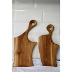 Woodhub 2 Büyük Boy Li Ahşap Kesme Tahtası