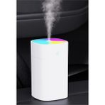 Woodhub 2 Yıl H2O Humidifier 400 ml Ulrasonik Hava Nemlendirici Buhar Makinesi ve Aroma Difüzörü Beyaz